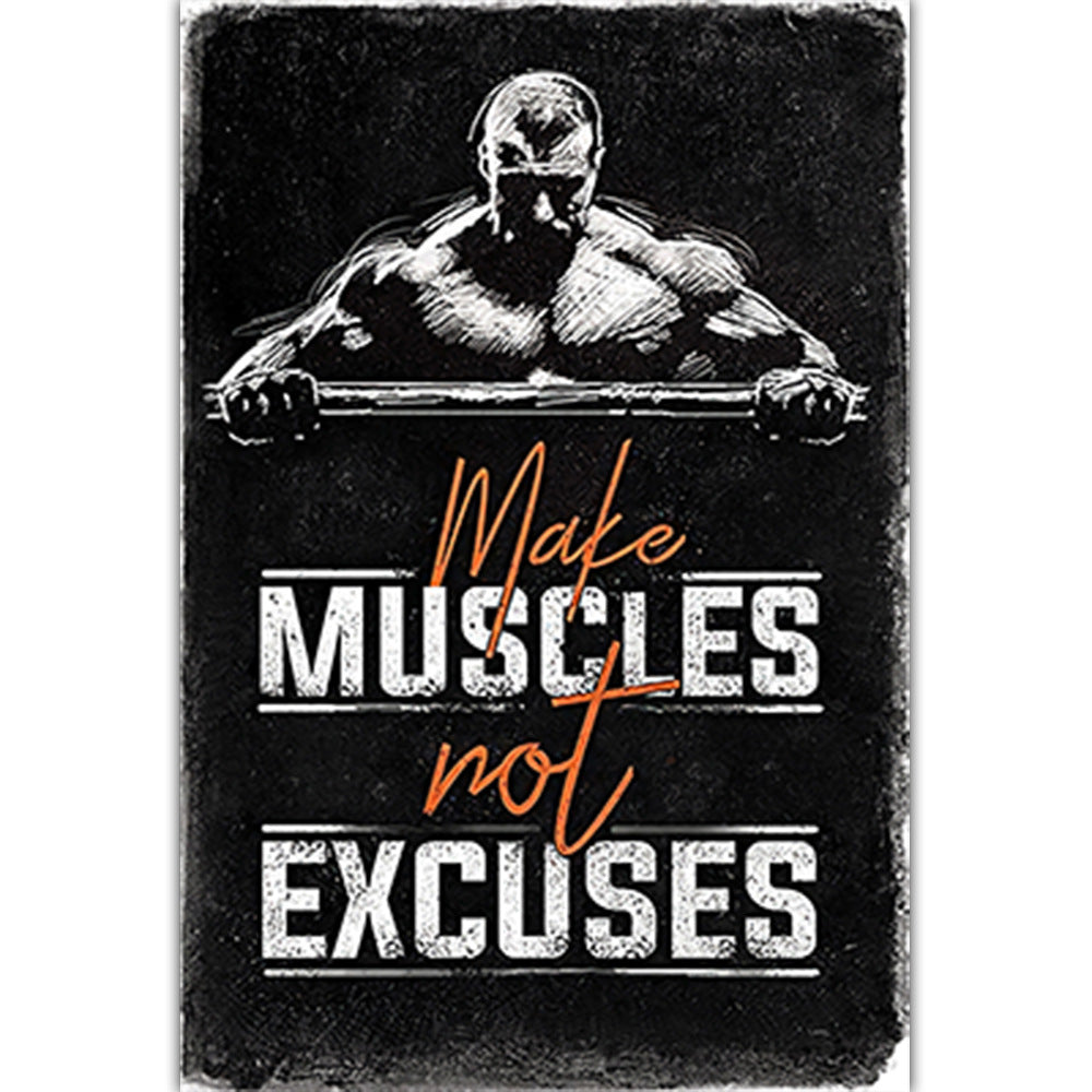 Póster motivador de gimnasio