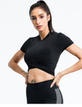 Camiseta de gimnasio de manga corta