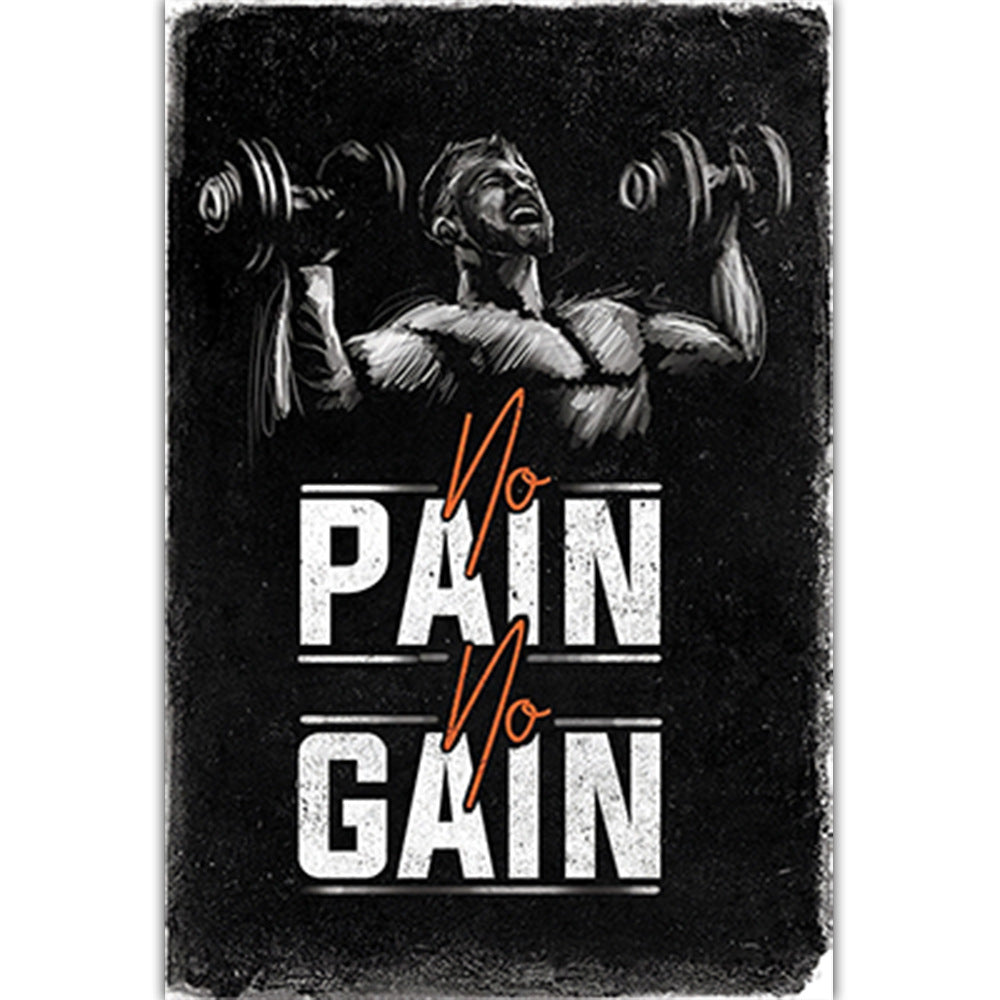 Póster motivador de gimnasio
