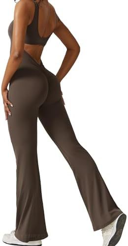 Mono Deportivo Acampanado para Mujeres Yeoreo Sexy con Espalda Descubierta para Gimnasio