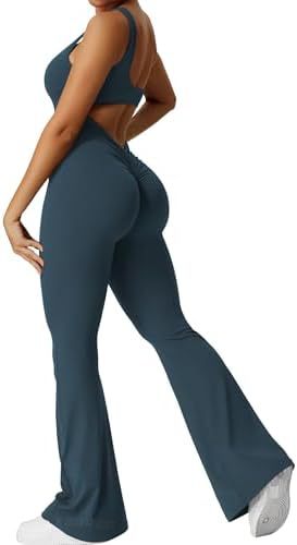 Mono Deportivo Acampanado para Mujeres Yeoreo Sexy con Espalda Descubierta para Gimnasio